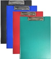 A4 Foldover Black Blue Red