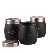 SET OF 3 TEA COFFEE SUGAR