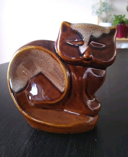 Vintage abstract ceramic - abstract, cat