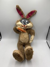Vintage 1961 Rosebud Dolls Mattel Talking Bugs Bunny Warner Bros 20” Plush RARE