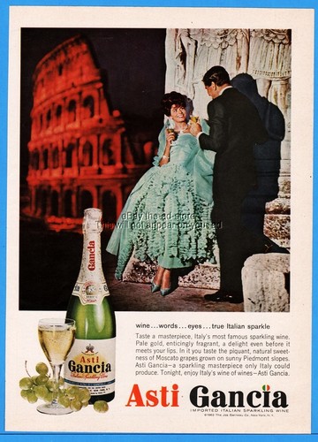 1963 asti gancia sparkling - 1963,