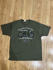 Vintage 90s Harley-Davidson Pearl Harbor WLA-45 Motorcycle T-Shirt 2XL Honolulu