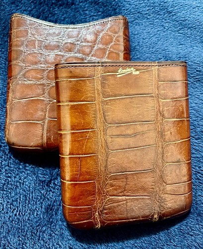 Antique crocodile leather - crocodile,