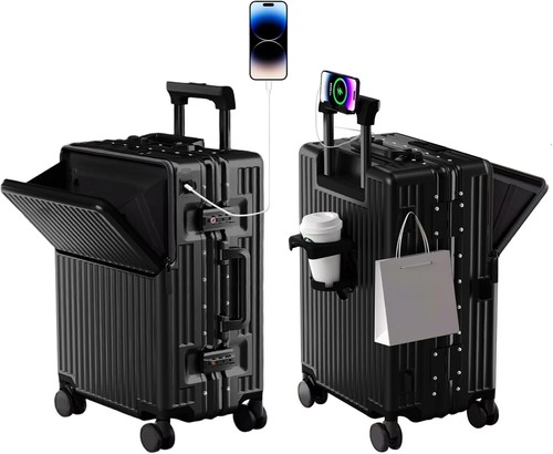 Suitcase black pc shell - suitcase,