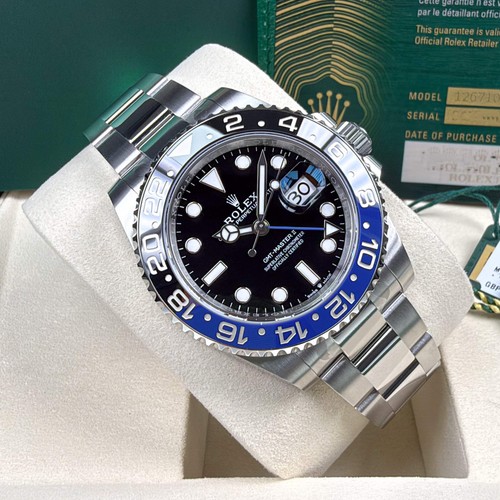 Rolex gmt master batman - gmt, master-ii
