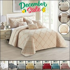 3 Piece Quilted Bedspread