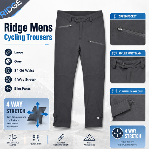 Ridge mens cycling - ridge, trousers
