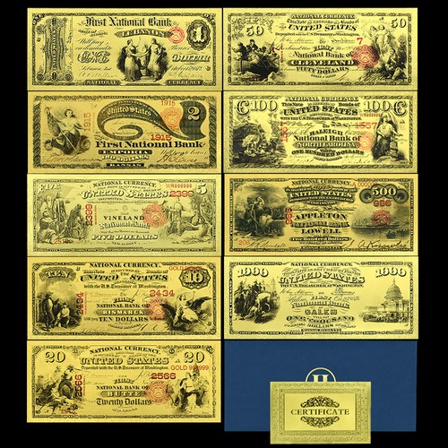 Set dollar gold - pc/set,