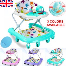 Baby Walker Bouncer First Steps Push Along Activity Music Ride On Car Melody UK