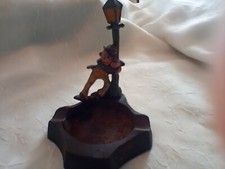 Vtg Cast Iron Man Holding