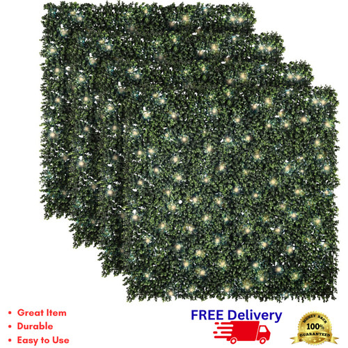 Artificial hedge panel with - artificial,
