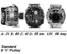 WAI Alternator 100AMP for