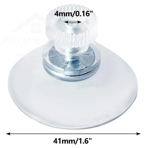Suction cups with screw nut - cups,