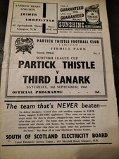 PARTICK THISTLE V THIRD LANARK