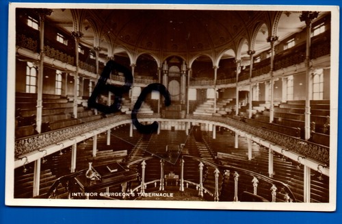 Postcard interior spurgeon - interior, spurgeon's