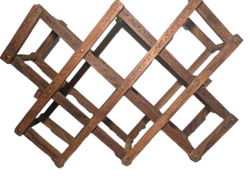 Vintage ornate teak wood - teak,
