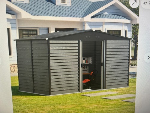 12x8 grey metal - 12x8, garden