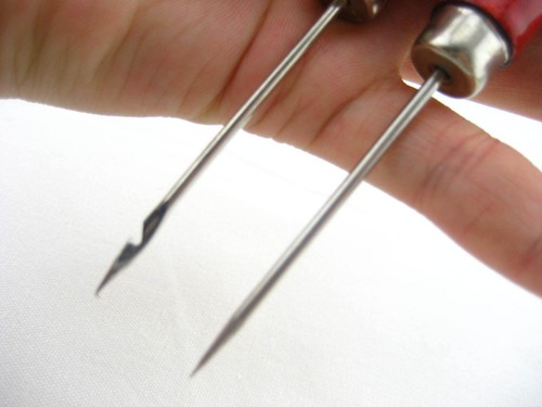 2pcs beading awl - 2pcs, thread