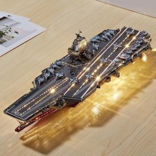 1/1000 Aircraft Carrier Model Kits Jigsaw Warship Toy for Adults Teen Kids