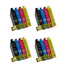 Non-OEM Ink for Epson WorkForce WF-2530WF Printer 16XL Cartridges Full Set x 4