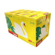 Swan Plastic Free Loose Filter Tips - 120 Extra Slim Paper Tips x 5/10 Pack