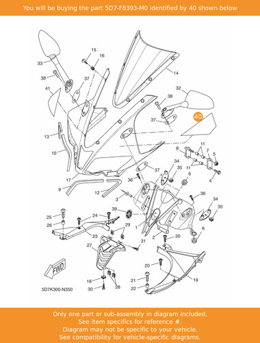 Yamaha graphic 5d7 - 3,, 5d7-f8393-m0
