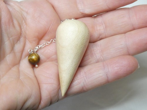 Wooden dowsing pendulum - wooden,