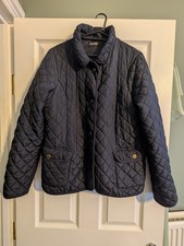 George Asda navy quilted
