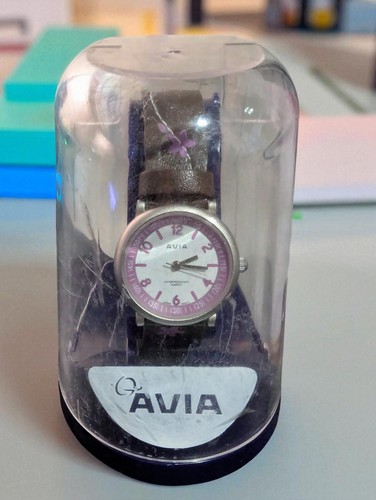 Ladies avia brushed watch - ss,