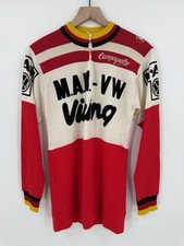 Vintage 1980 Castelli Cycling Jersey Campagnolo Man VW Viking Sz 3 Dudley Hayton