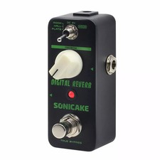 SONICAKE Reverb Pedal Digital Reverb Room Hall Plate Guitar Effects Pedal 9V
