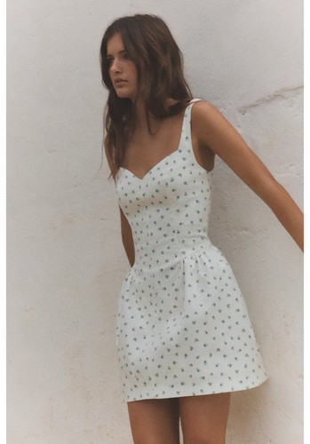 Zara floral print short dress - zara,