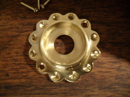 Antique style brass door knob - style,
