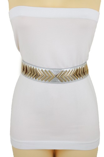 Women silver faux - silver, leather