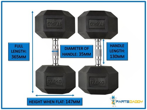 Hex dumbbells set - hex,