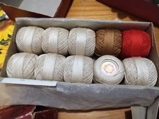 Coats Crochet Cotton Sets x4 Boxes All Complete Balls