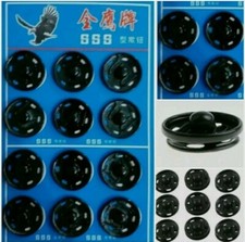 Large 12Pcs 20mm Black Press