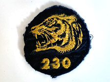 Used 230 Squadron RAF Royal Air Force Tiger Squadron Embroidered Patch