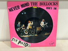 SEX PISTOLS – Never Mind The Bollocks - Rare UK LP Picture Disc (1978) VP2086 EX