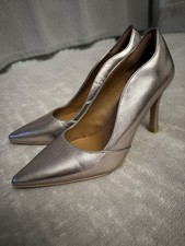 M&S Light Gold Pewter Leather