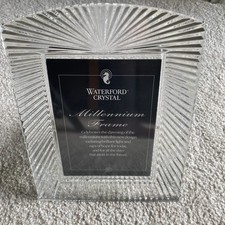 WATERFORD CRYSTAL MILLENNIUM PICTURE FRAME 81/2 x 11" - LIMITED EDITION