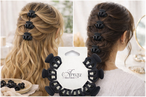 Ladies claw clips hair - clips, mini