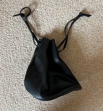 Black Faux Leather Small