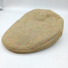RYDALE TWEED APPAREL FLAT CAP Green Country Style Cap Size Large