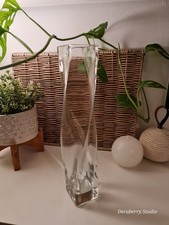 Clear Twisted Glass Hadeland