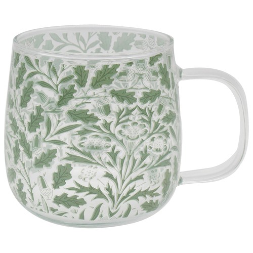 Glass mug william morris acorn - william,