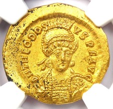 Theodosius II AV Solidus Gold