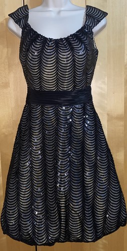Jovani black boned sequin - black,