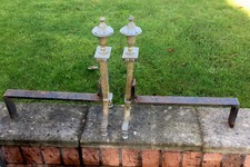 Large Heavy Pair of Antique