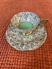 Royal Stafford green flowers